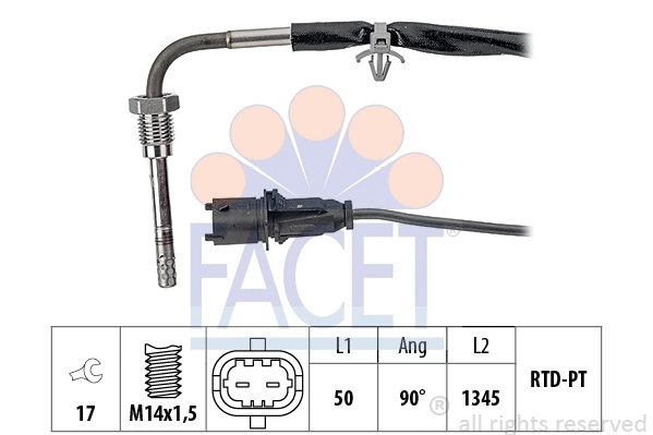Sensor, exhaust gas temperature (22.0235)