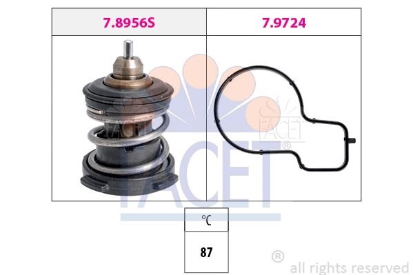 Thermostat, coolant (7.8956)