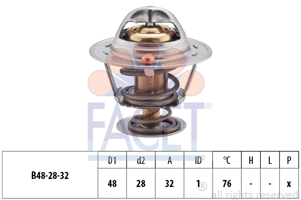 Thermostat, coolant (7.8418S)