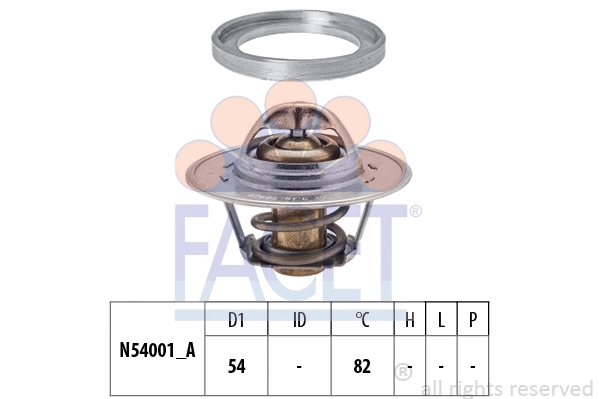 Thermostat, coolant (7.8740S)