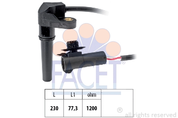 RPM Sensor, automatic transmission (9.0617)