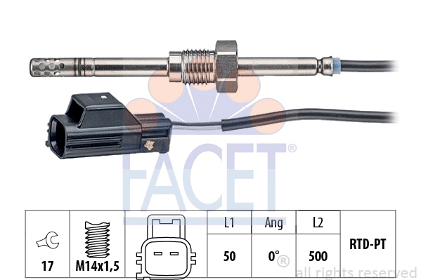 Sensor, exhaust gas temperature (22.0171)