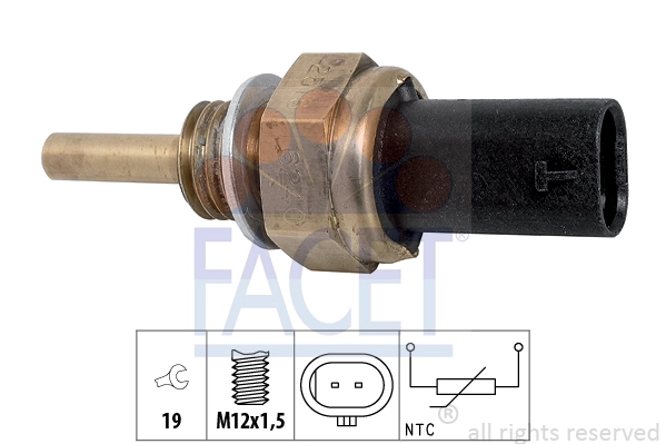 Sensor, coolant temperature (7.3379)