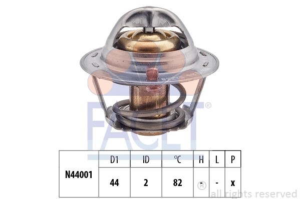 Thermostat, coolant (7.8338S)