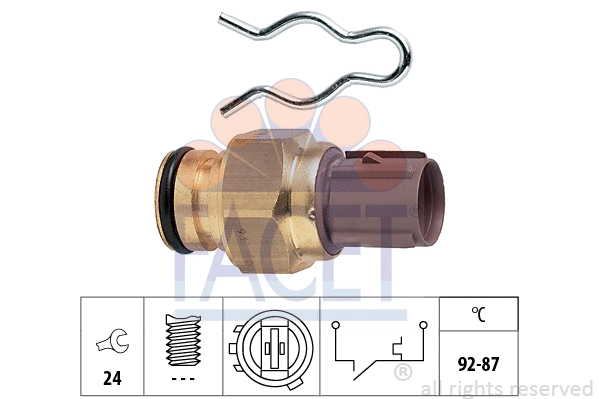 Temperature Switch, radiator fan (7.5285)
