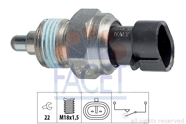 Switch, reverse light (7.6254)