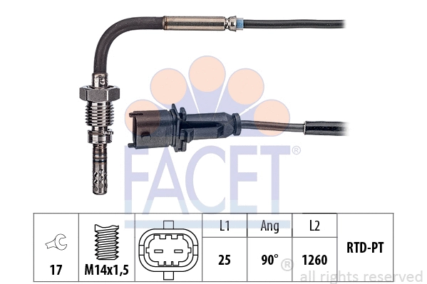 Sensor, exhaust gas temperature (22.0240)