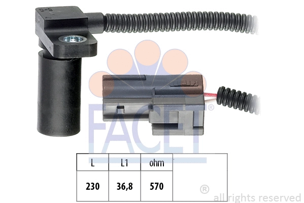 RPM Sensor, automatic transmission (9.0233)