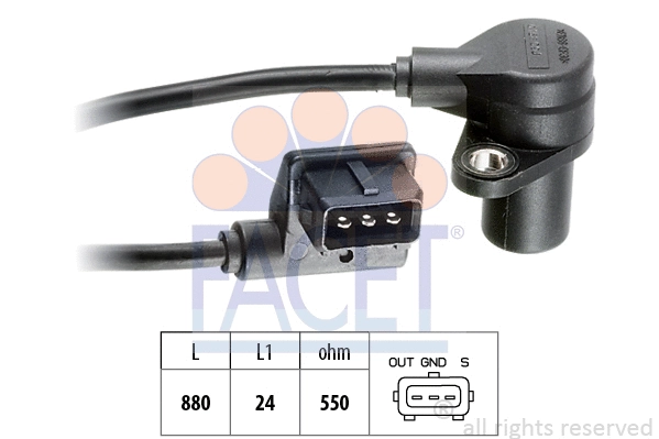 Sensor, crankshaft pulse (9.0158)