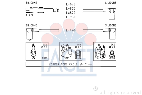 Ignition Cable Kit (4.9654)