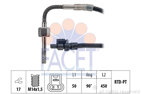 Sensor, exhaust gas temperature (22.0194)