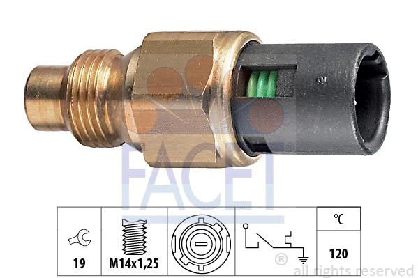 Temperature Switch, coolant warning lamp (7.4048)