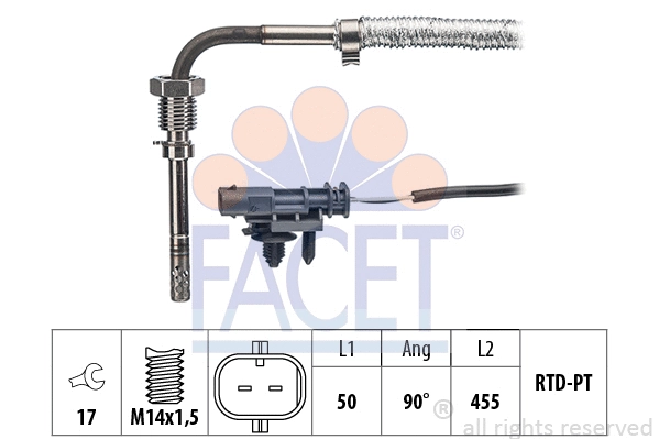 Sensor, exhaust gas temperature (22.0090)