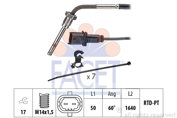 Sensor, exhaust gas temperature (22.0323)