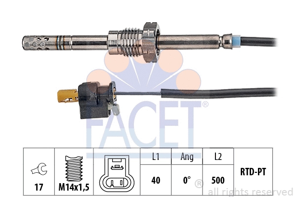 Sensor, exhaust gas temperature (22.0153)