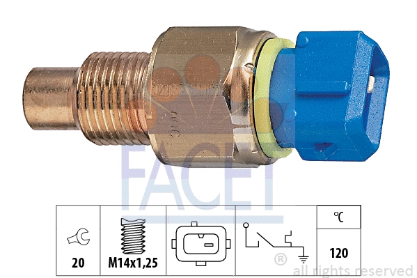 Temperature Switch, coolant warning lamp (7.4131)