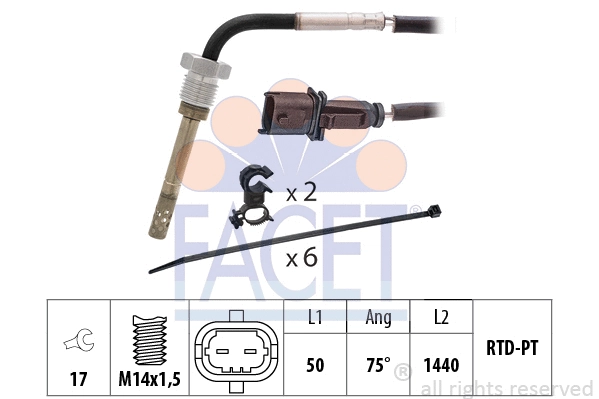Sensor, exhaust gas temperature (22.0324)