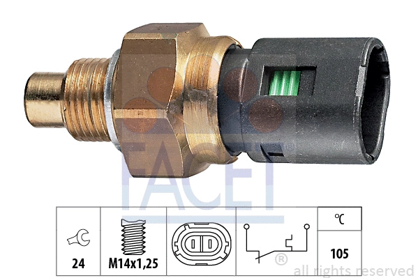 Temperature Switch, coolant warning lamp (7.4126)