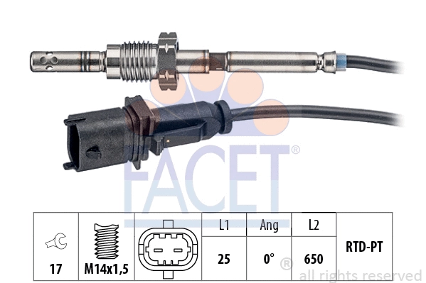 Sensor, exhaust gas temperature (22.0166)