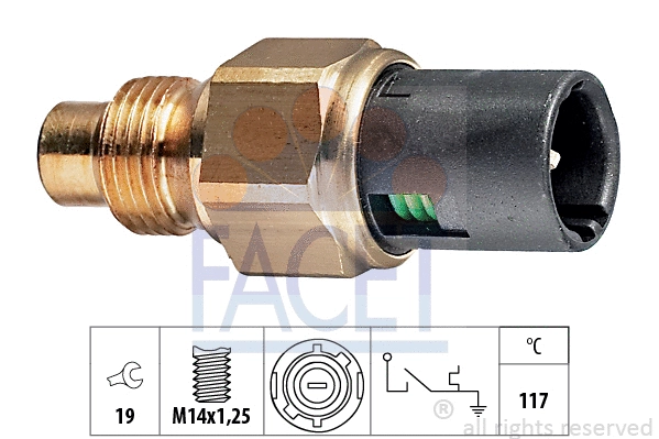 Temperature Switch, coolant warning lamp (7.4111)