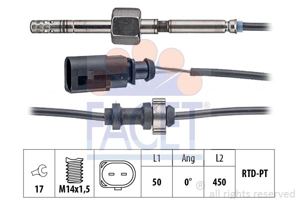 Sensor, exhaust gas temperature (22.0246)