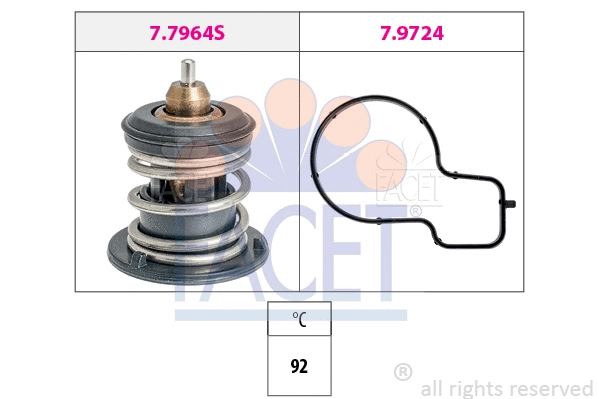 Thermostat, coolant (7.7964)