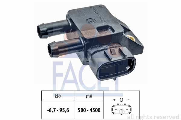 Sensor, exhaust pressure (10.3386)