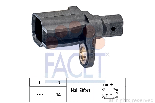 Sensor, wheel speed (21.0018)
