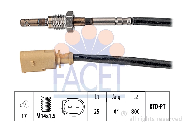 Sensor, exhaust gas temperature (22.0278)