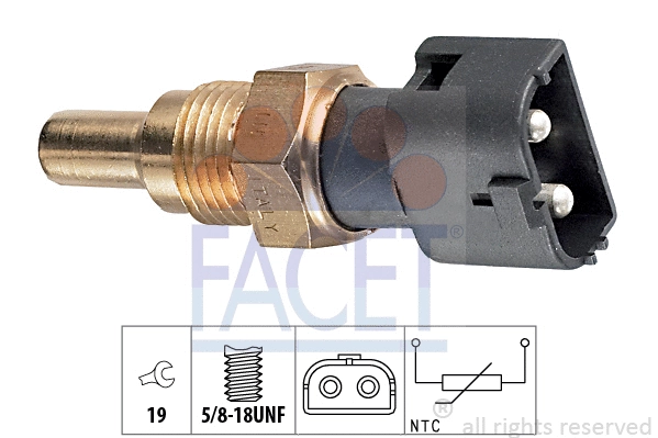 Sensor, coolant temperature (7.3091)