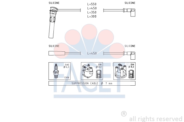 Ignition Cable Kit (4.9888)