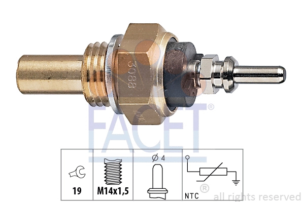 Sensor, coolant temperature (7.3088)