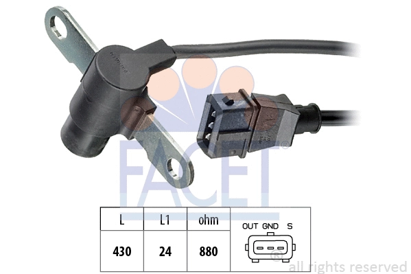 Sensor, crankshaft pulse (9.0198)