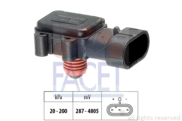 Air Pressure Sensor, altitude adaption (10.3024)