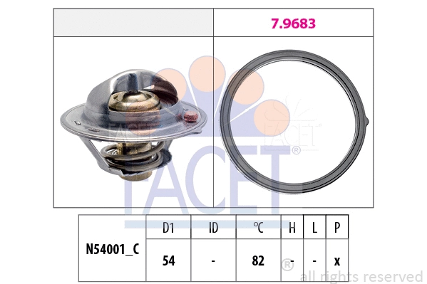Thermostat, coolant (7.8727)