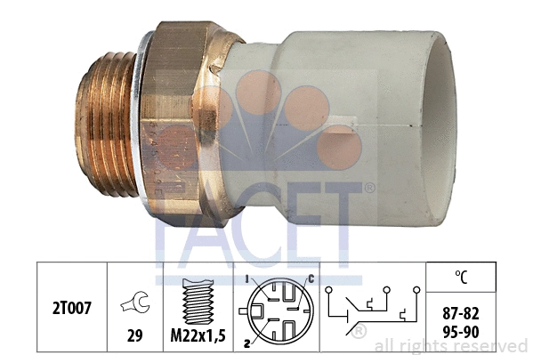Temperature Switch, radiator fan (7.5645)