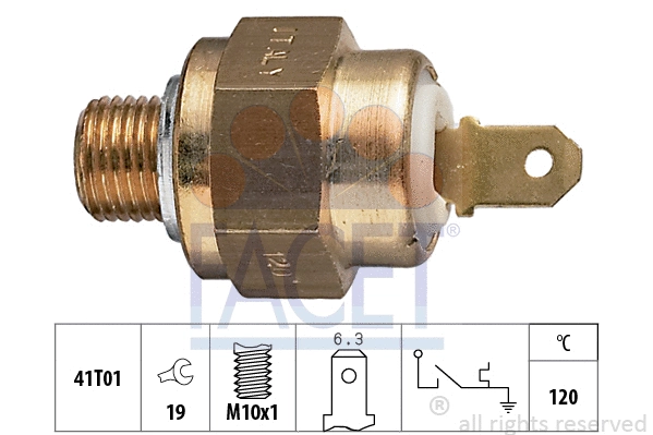Temperature Switch, coolant warning lamp (7.4007)