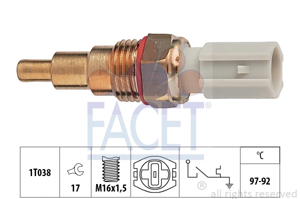 Temperature Switch, radiator fan (7.5189)