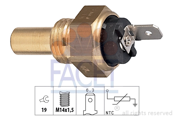 Sensor, coolant temperature (7.3066)
