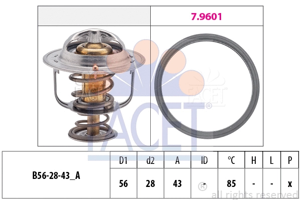 Thermostat, coolant (7.8398)