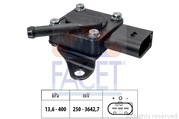 Sensor, exhaust pressure (10.3319)