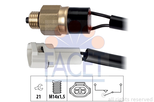 Switch, reverse light (7.6320)