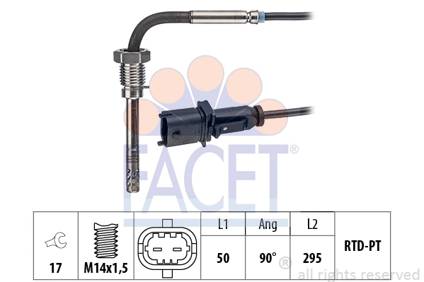 Sensor, exhaust gas temperature (22.0160)