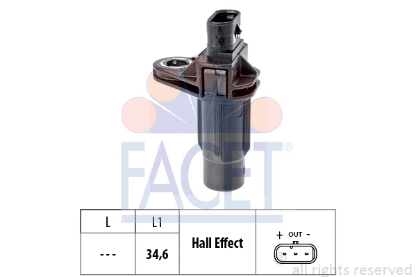 Sensor, crankshaft pulse (9.0762)