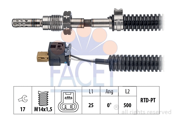 Sensor, exhaust gas temperature (22.0195)