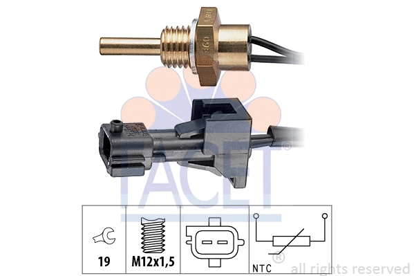 Sensor, coolant temperature (7.3245)
