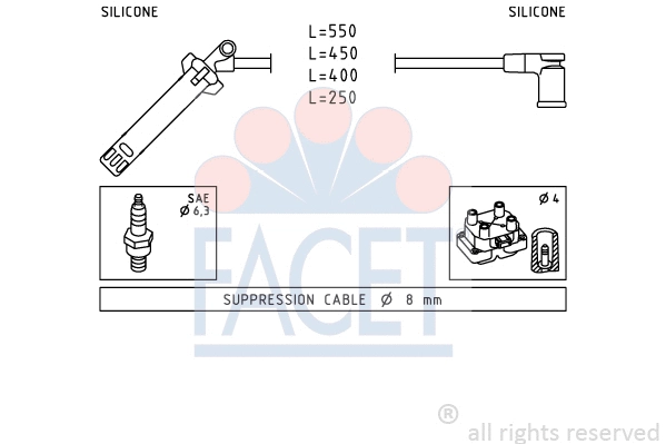 Ignition Cable Kit (4.9976)