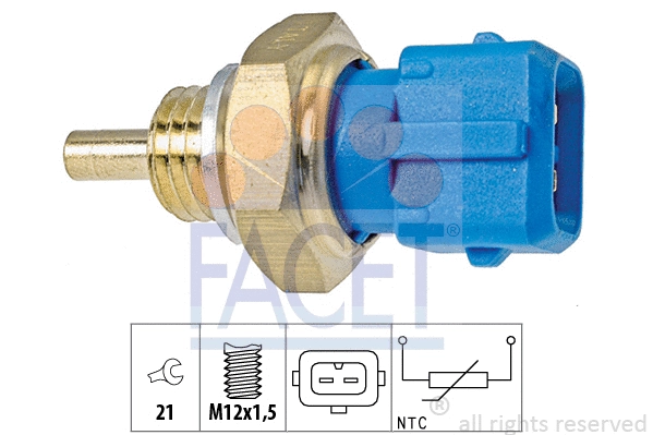 Sensor, coolant temperature (7.3342)