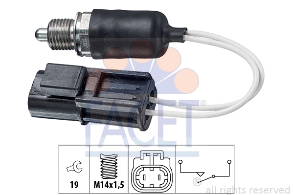 Switch, reverse light (7.6314)
