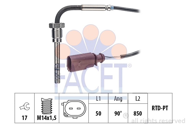 Sensor, exhaust gas temperature (22.0207)